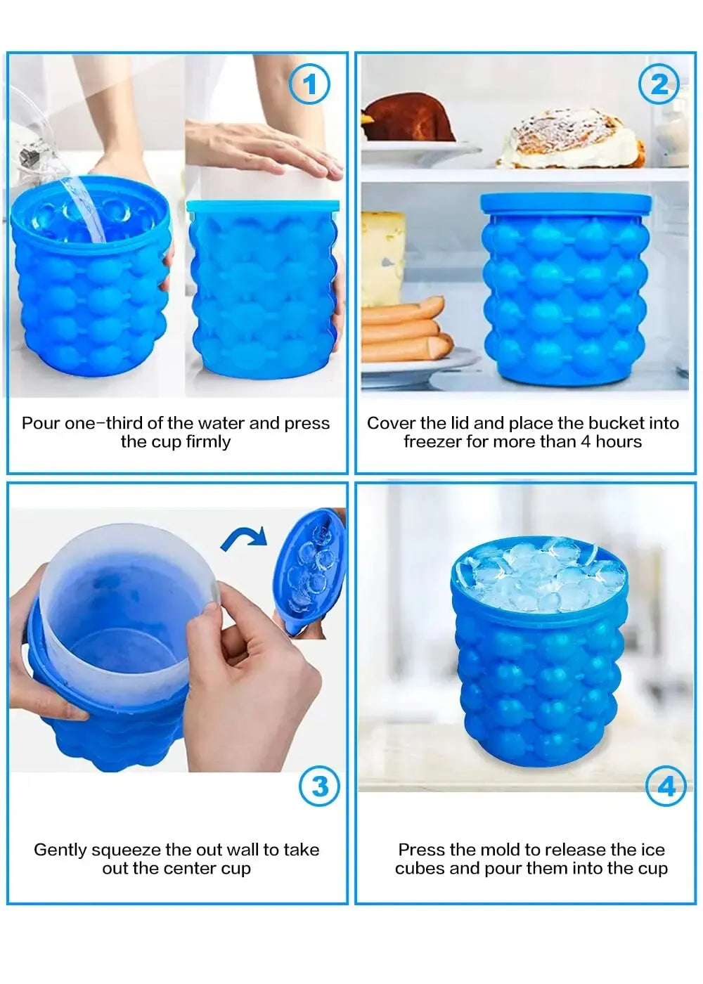 Branos Silicone Ice Bucket